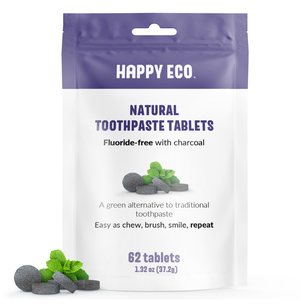 Toothpaste Tablets - Fluoride Free - Charcoal (62pcs)